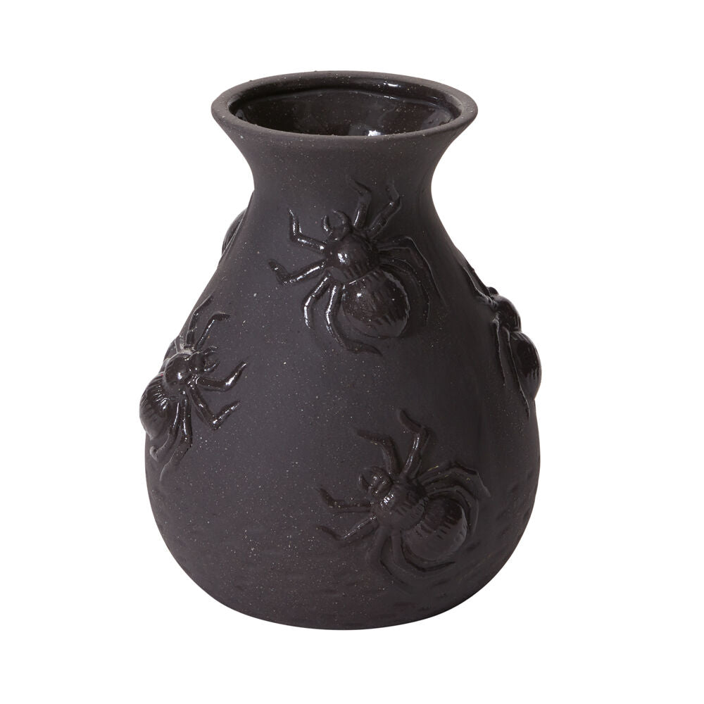 SCUTTLING SPIDERS VASE Accent Decor Halloween Home Decor Bonjour Fete - Party Supplies