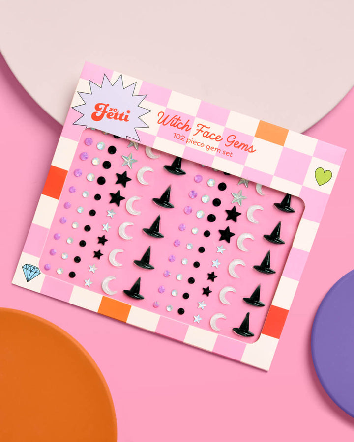 Witch Face Gems - Halloween Gem Set