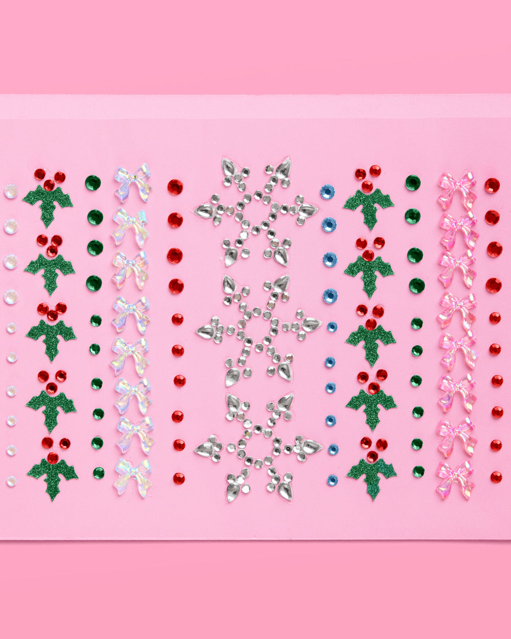 Christmas Face Gems - Snowflake & Mistletoe Set