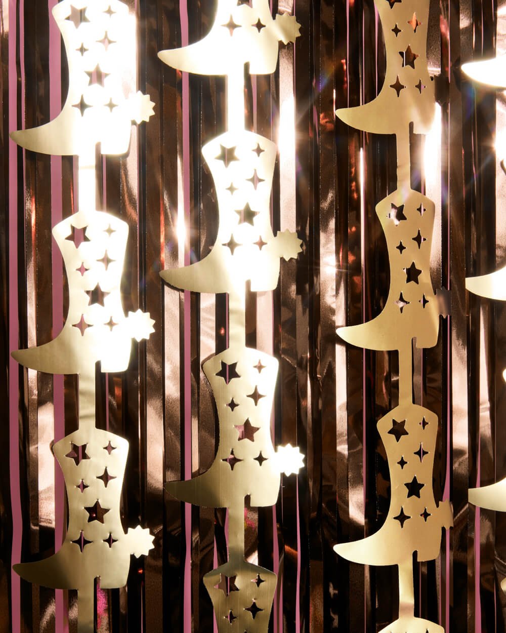 Wild Wild West Pack - cowgirl boot + fringe curtains xo, Fetti xo, Fetti Collective Wild Wild West Pack - cowgirl boot + fringe curtains Bonjour Fete - Party Supplies