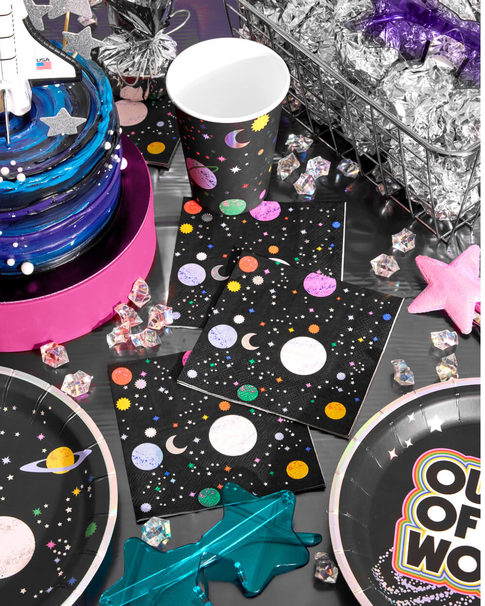 Out of This World Space Cocktail Napkins