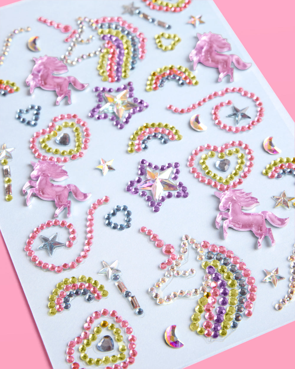 Unicorn Face Gems - Rainbow Gem Set
