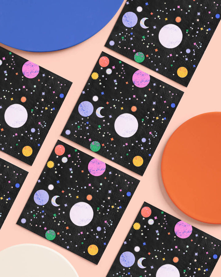 Out of This World Space Cocktail Napkins