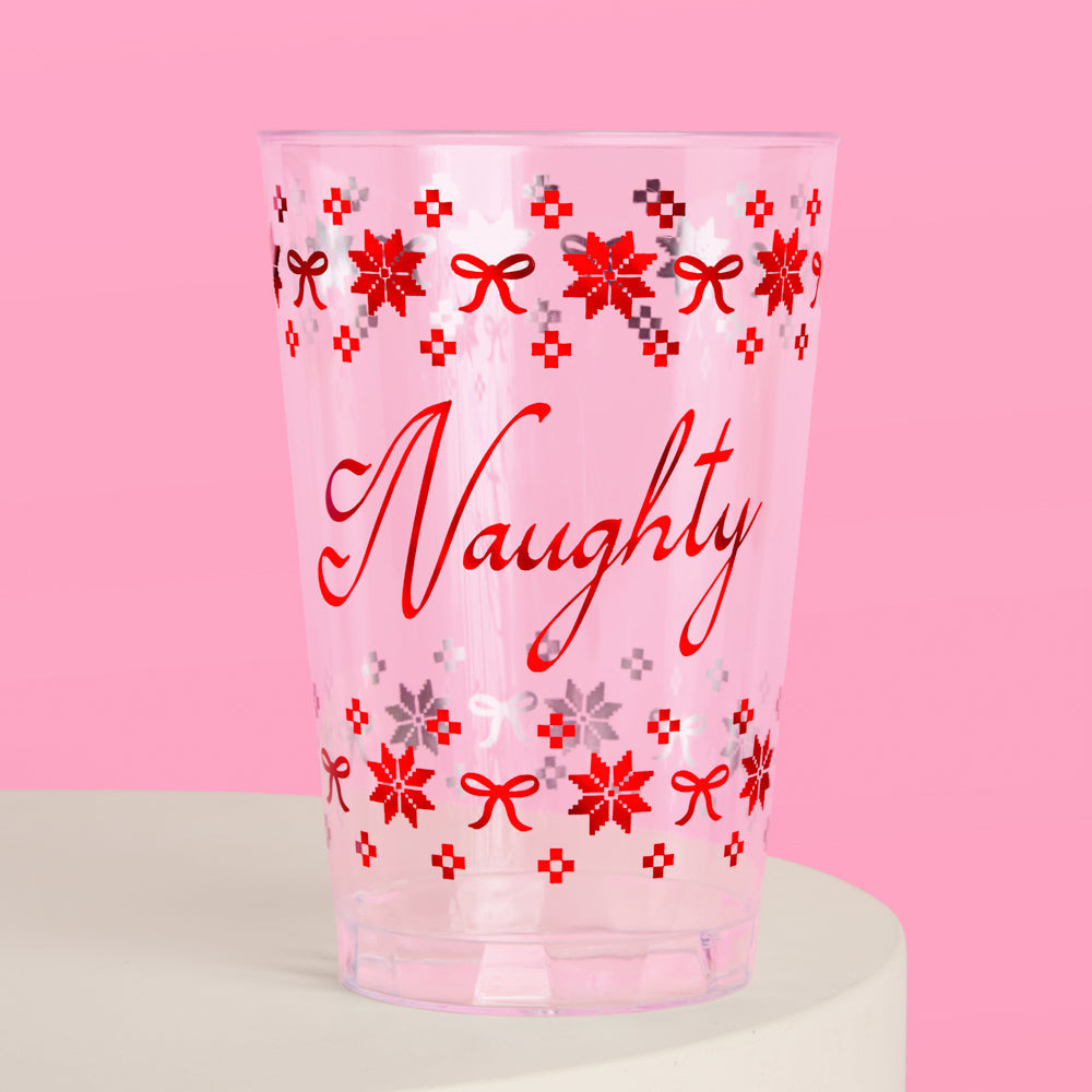 Naughty + Nice Cups - 30 plastic cups xo, Fetti xo, Fetti Collective Naughty + Nice Cups - 30 plastic cups Bonjour Fete - Party Supplies