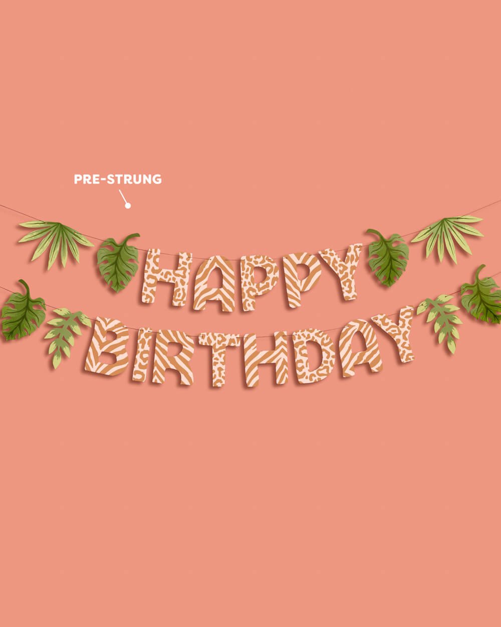 Safari Happy Birthday Banner