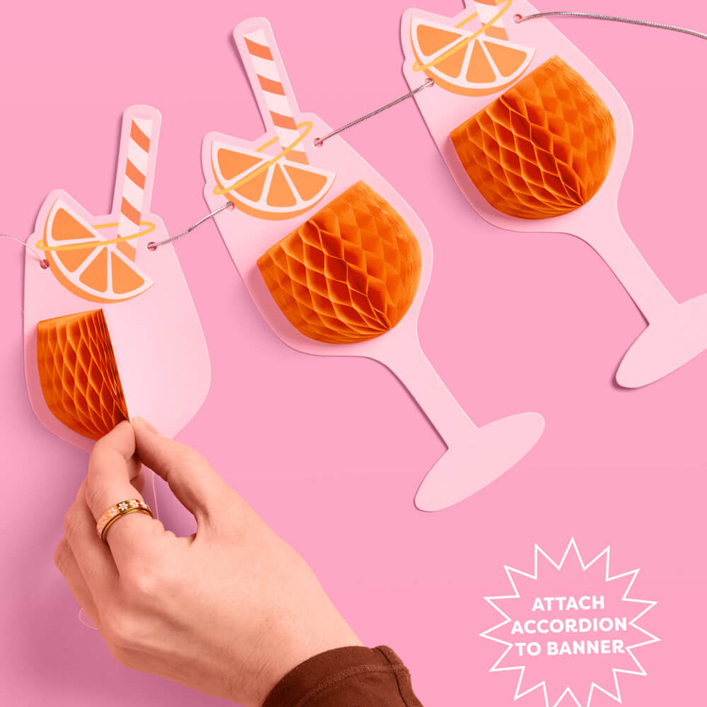 Spritz Accordion Banner - Bonjour Fête 