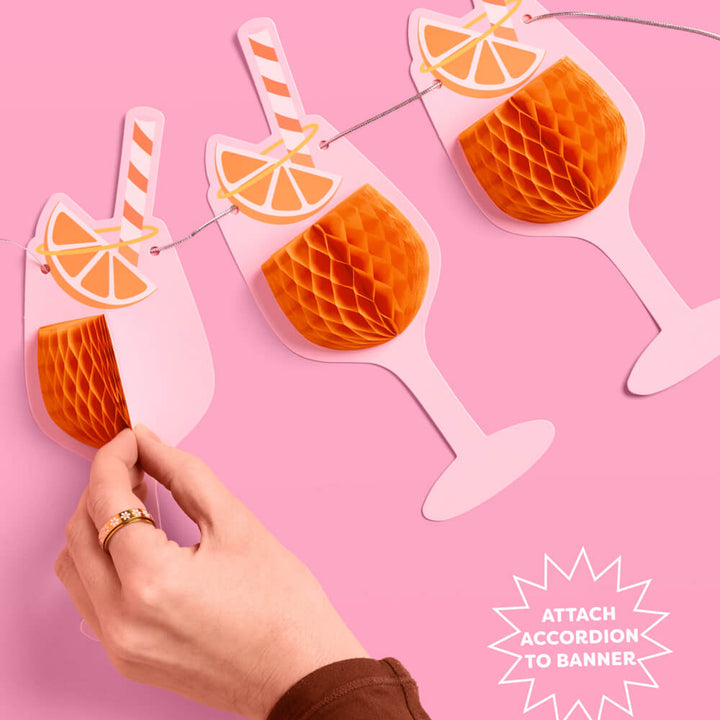 Spritz Accordion Banner - Bonjour Fête 