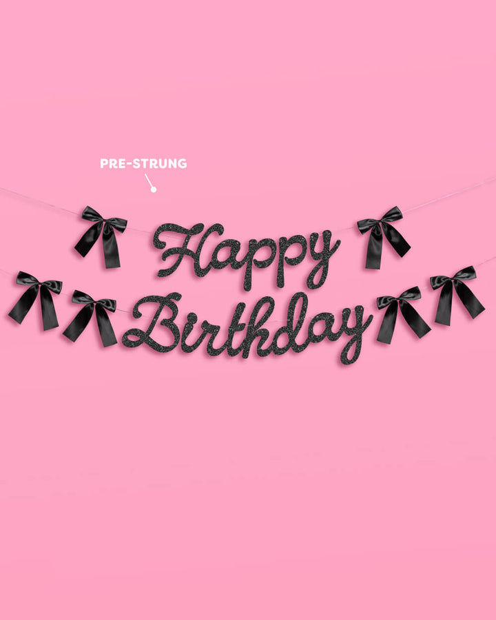 Little Black Bow Birthday Party Bundle