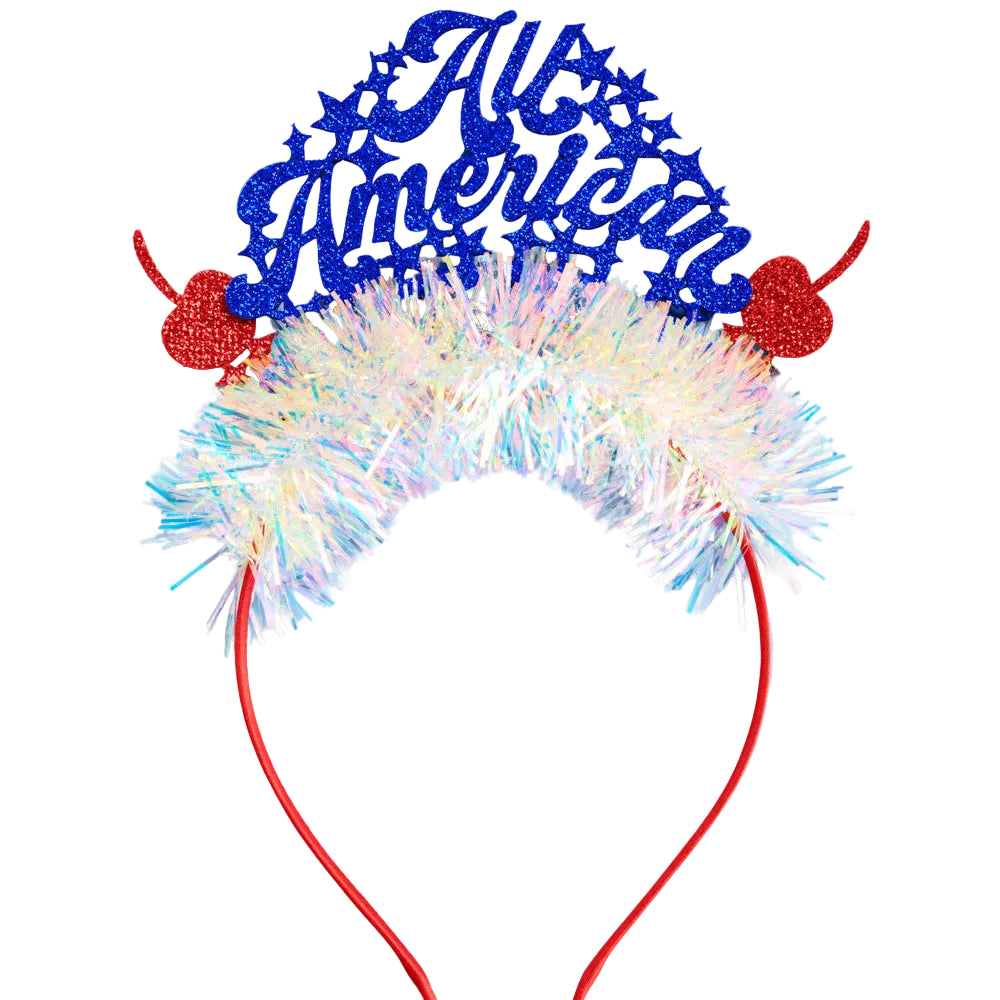 All American Headband - patriotic hair accessory xo, Fetti party headband All American Headband - patriotic hair accessory Bonjour Fete - Party Supplies