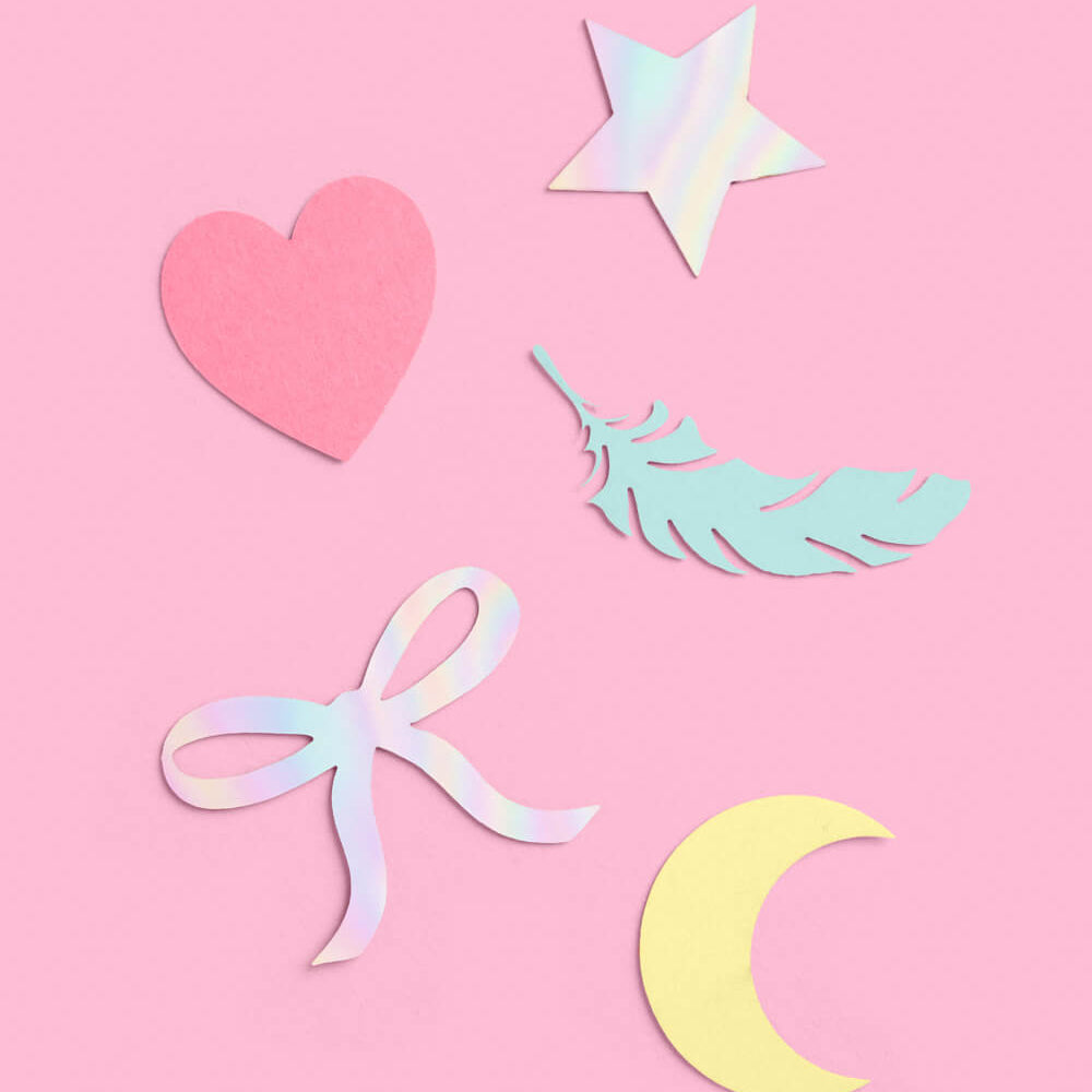 Sweet Dreams Confetti - 200 pc iridescent foil confetti xo, Fetti confetti Sweet Dreams Confetti - 200 pc iridescent foil confetti Bonjour Fete - Party Supplies