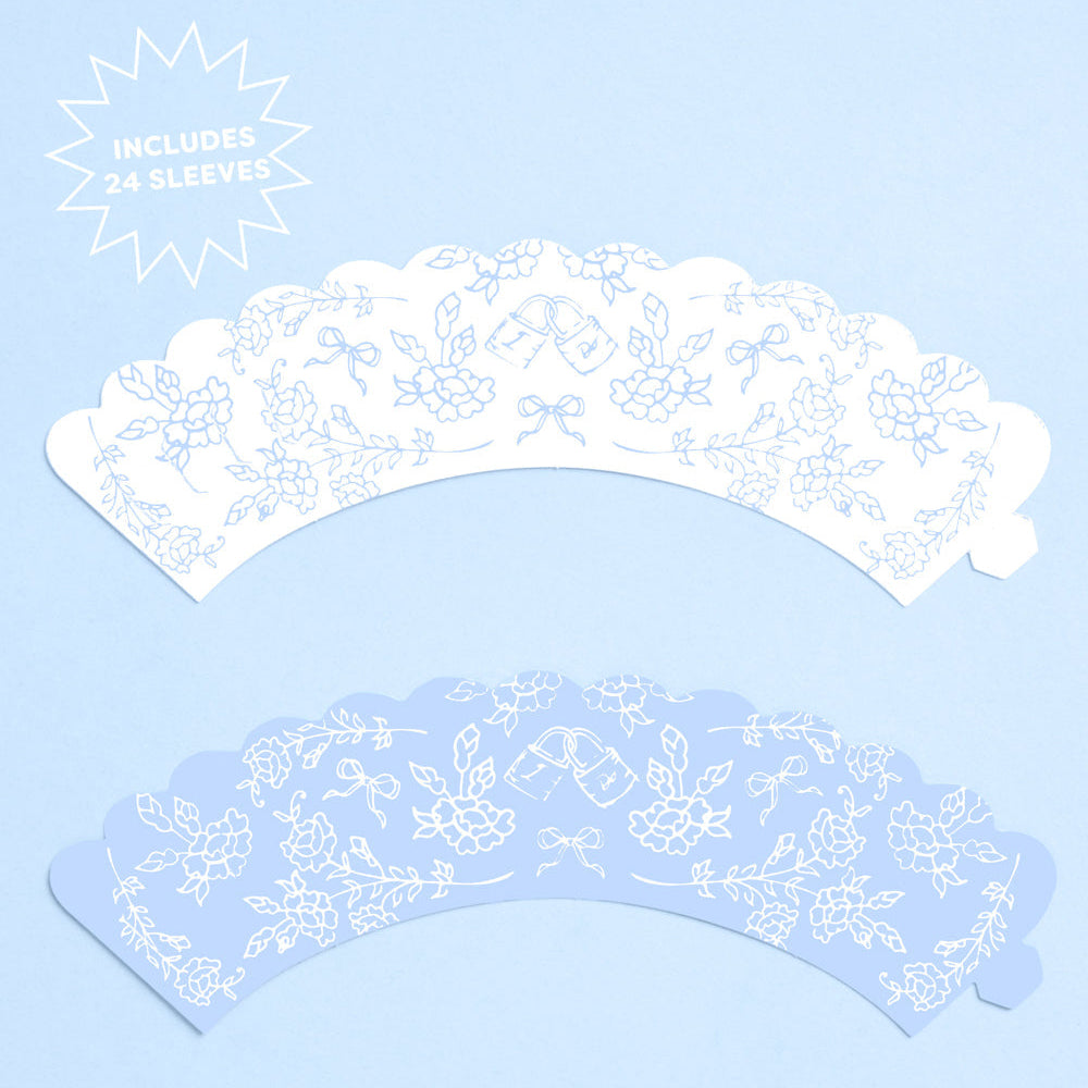 Happily Ever After Toppers - 24 wrappers + toppers xo, Fetti xo, Fetti Collective Happily Ever After Toppers - 24 wrappers + toppers Bonjour Fete - Party Supplies