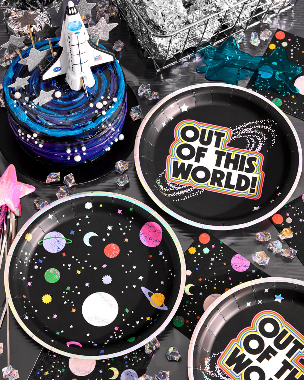 Out of This World Space Party Plates