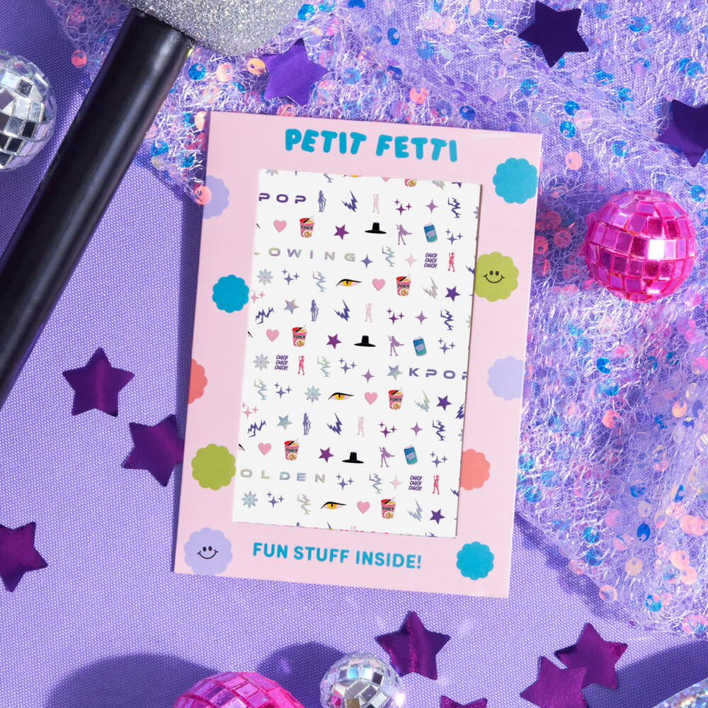 Kpop Nail Stickers - 4 sheet set - Bonjour Fête 