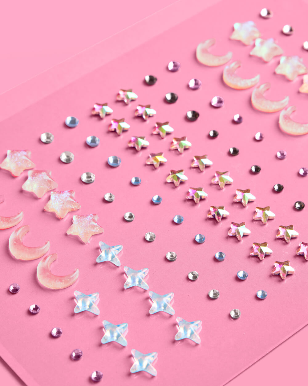 Celestial Face Gems - Moon & Star Set