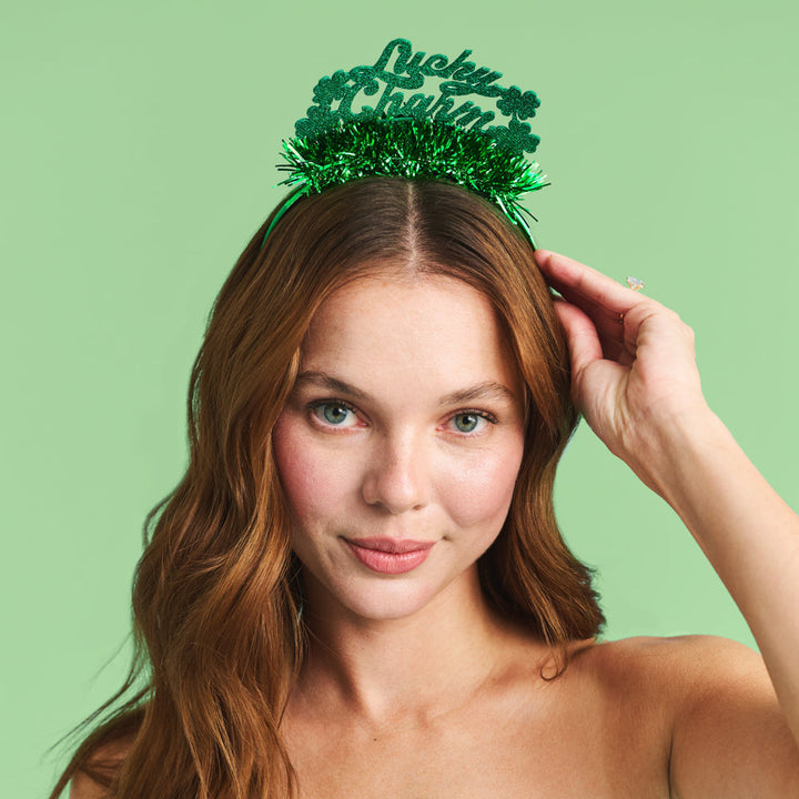 LUCKY CHARM SHAMROCK HEADBAND xo, Fetti xo, Fetti Collective LUCKY CHARM SHAMROCK HEADBAND Bonjour Fete - Party Supplies