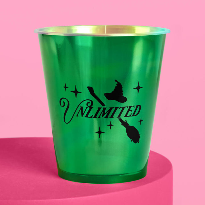 Emerald City Cups - 16 plastic cups xo, Fetti xo, Fetti Collective Emerald City Cups - 16 plastic cups Bonjour Fete - Party Supplies