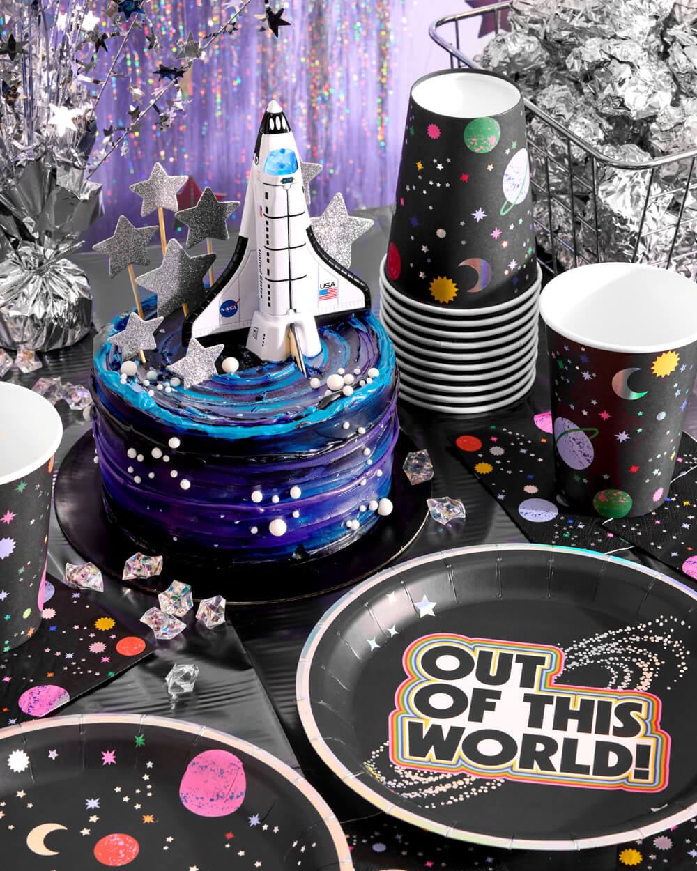 Out of This World Space Party Cups