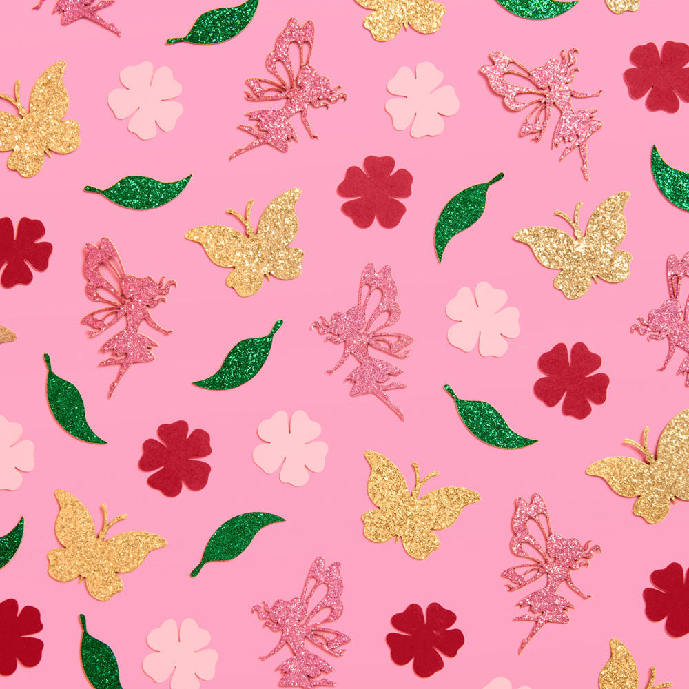 Garden Fairy Confetti - 200 pc mix xo, Fetti confetti Garden Fairy Confetti - 200 pc mix Bonjour Fete - Party Supplies