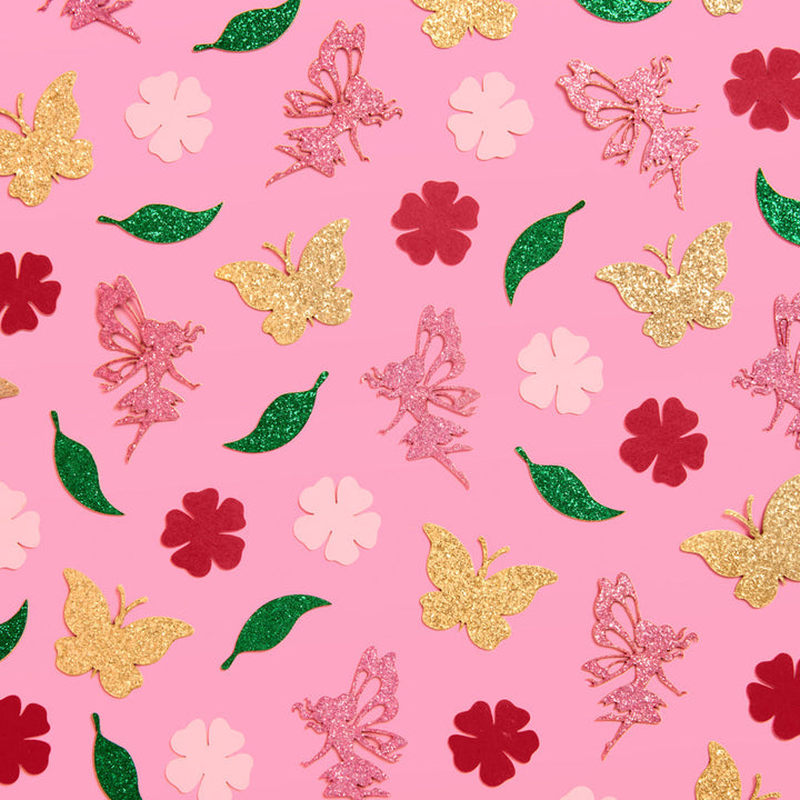 Garden Fairy Confetti - 200 pc mix xo, Fetti confetti Garden Fairy Confetti - 200 pc mix Bonjour Fete - Party Supplies