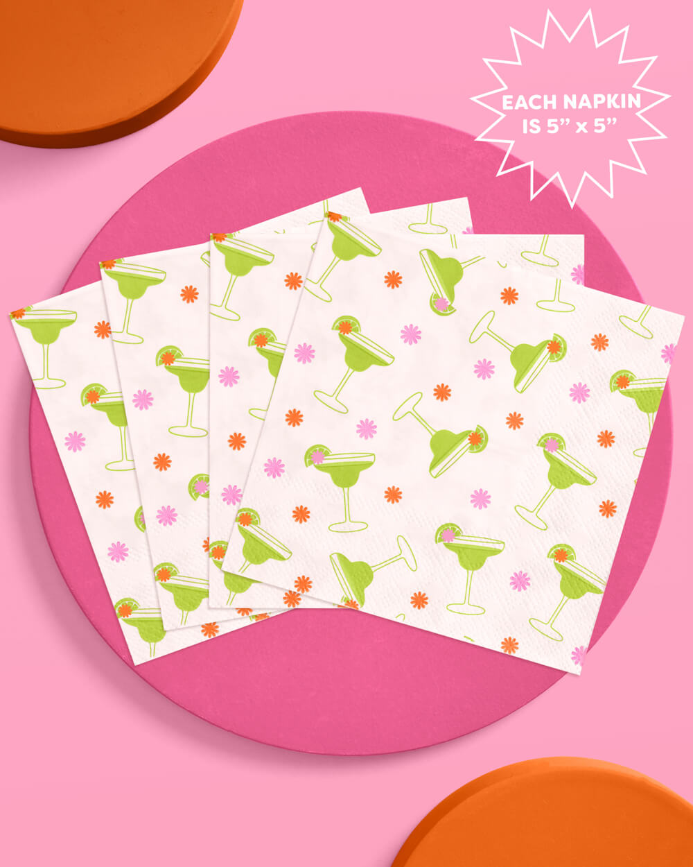 Margarita Napkins - 25 paper napkins