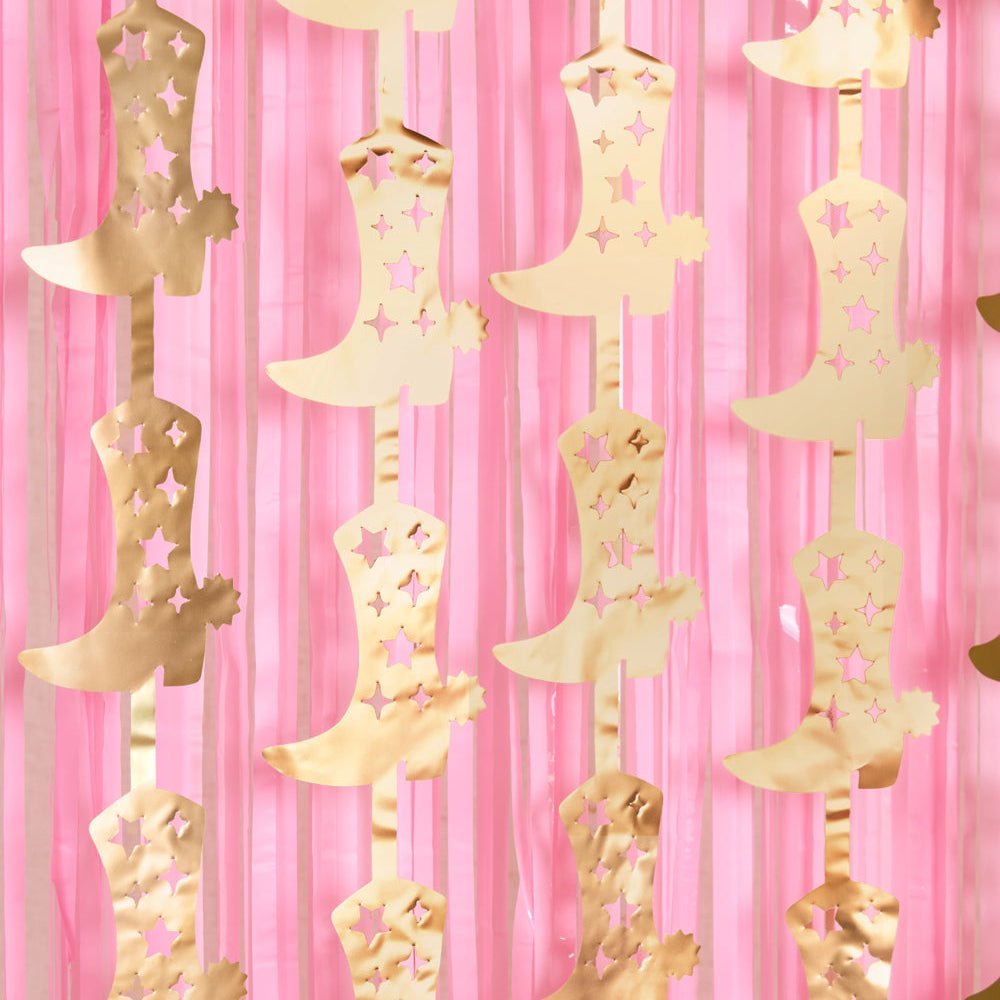 Gold Rush Curtain - gold foil curtain xo, Fetti foil curtain Gold Rush Curtain - gold foil curtain Bonjour Fete - Party Supplies
