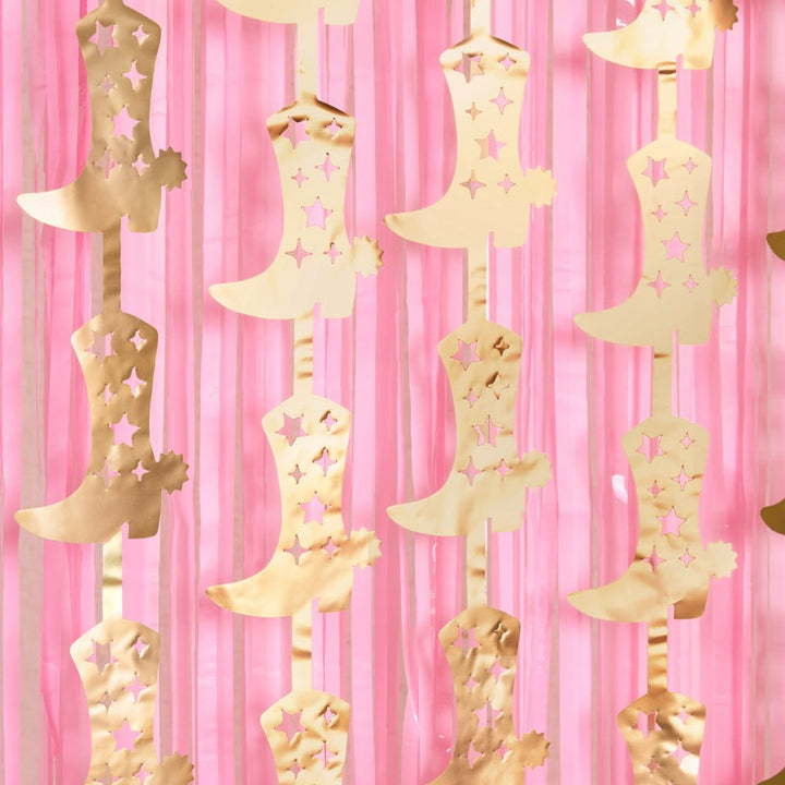 Gold Rush Curtain - gold foil curtain xo, Fetti foil curtain Gold Rush Curtain - gold foil curtain Bonjour Fete - Party Supplies