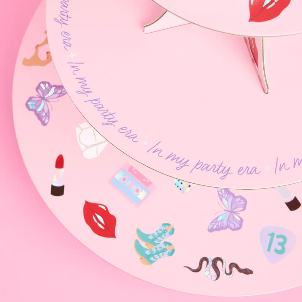 UNOFFICIAL SWIFTIE ERAS CUPCAKE TOWER xo, Fetti xo, Fetti Collective UNOFFICIAL SWIFTIE ERAS CUPCAKE TOWER Bonjour Fete - Party Supplies