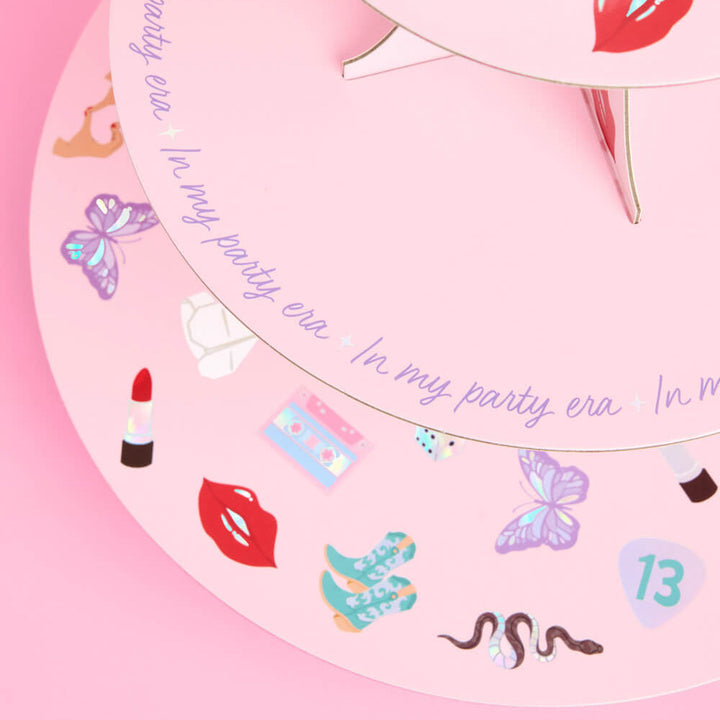 UNOFFICIAL SWIFTIE ERAS CUPCAKE TOWER xo, Fetti xo, Fetti Collective UNOFFICIAL SWIFTIE ERAS CUPCAKE TOWER Bonjour Fete - Party Supplies