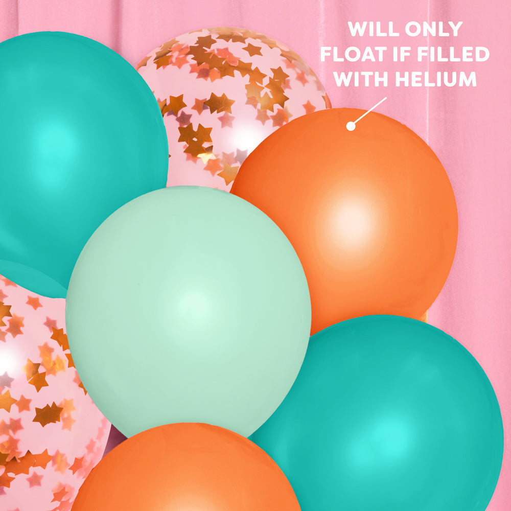 Showgirl Balloons - 24 latex balloons xo, Fetti balloons Showgirl Balloons - 24 latex balloons Bonjour Fete - Party Supplies