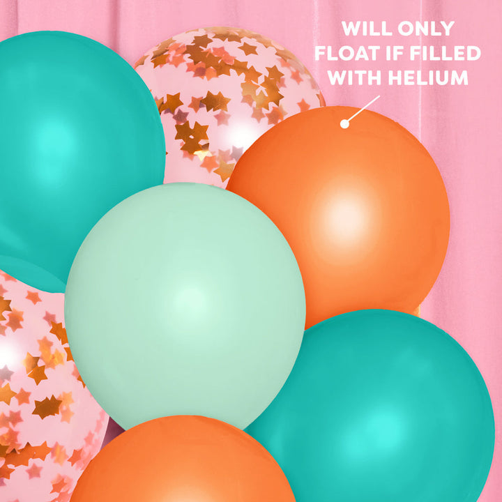 Showgirl Balloons - 24 latex balloons xo, Fetti balloons Showgirl Balloons - 24 latex balloons Bonjour Fete - Party Supplies