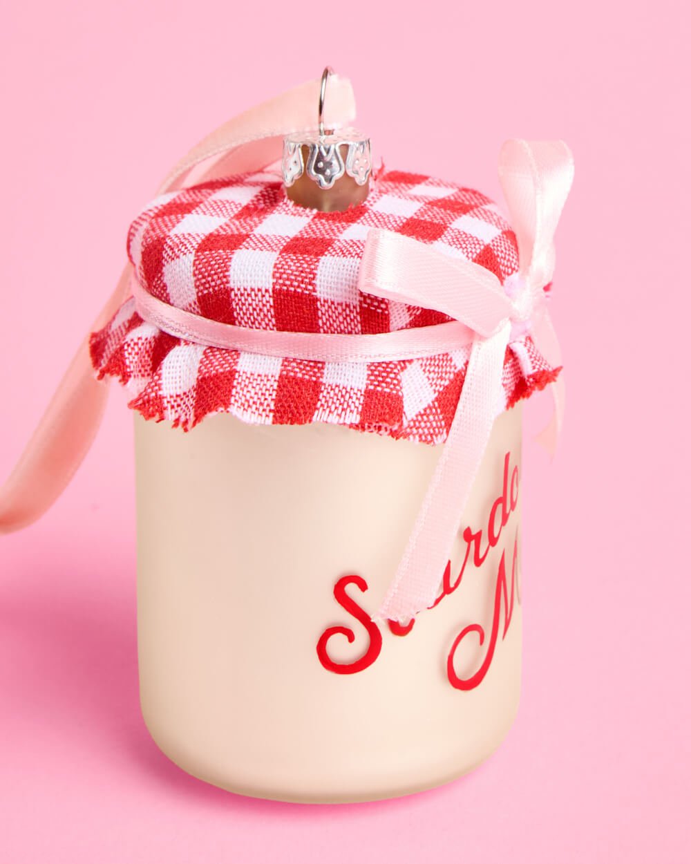 Sourdough Mom Glass Jar Ornament
