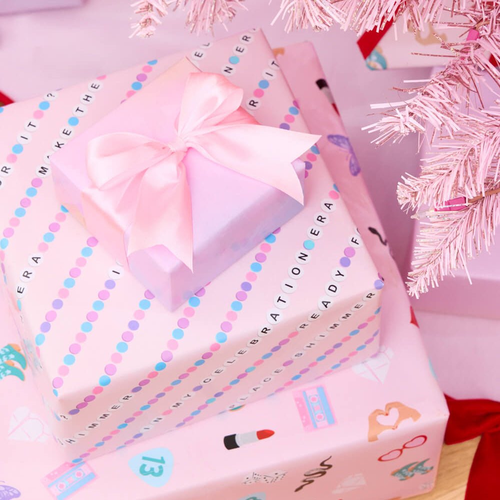 Gifting Era Wrapping Paper - 12 sheets + 16 tags xo, Fetti xo, Fetti Collective Gifting Era Wrapping Paper - 12 sheets + 16 tags Bonjour Fete - Party Supplies