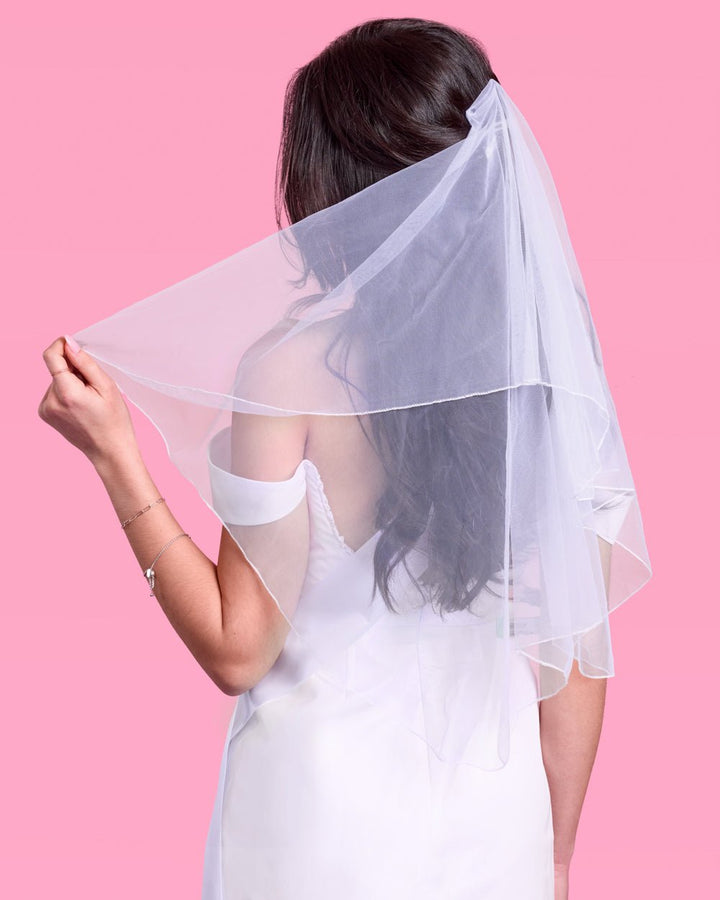 Bride to be veil and sash sold together as the Love in Luxe kit