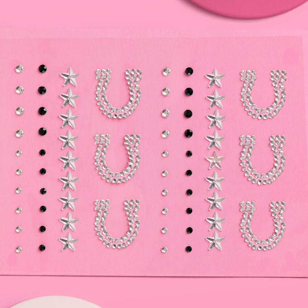 COWBOY ADHESIVE FACE GEMS xo, Fetti Kid's Accessories & Costumes COWBOY ADHESIVE FACE GEMS Bonjour Fete - Party Supplies