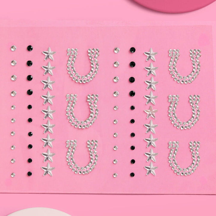 COWBOY ADHESIVE FACE GEMS xo, Fetti Kid's Accessories & Costumes COWBOY ADHESIVE FACE GEMS Bonjour Fete - Party Supplies