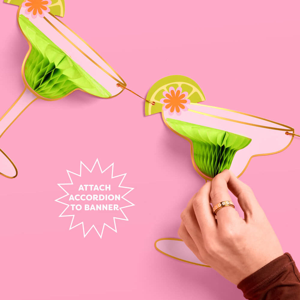 Margarita Accordion Banner - 3D banner - Bonjour Fête 