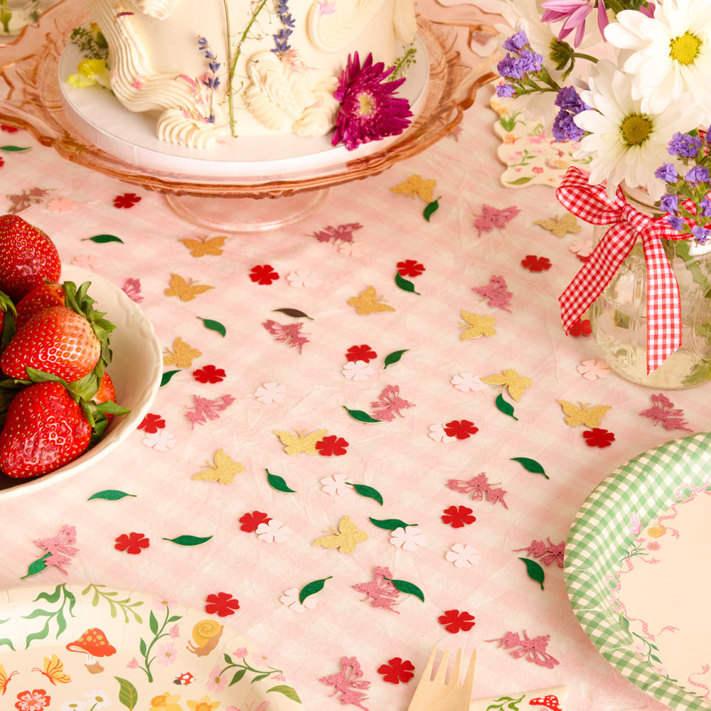Garden Fairy Confetti - 200 pc mix xo, Fetti confetti Garden Fairy Confetti - 200 pc mix Bonjour Fete - Party Supplies