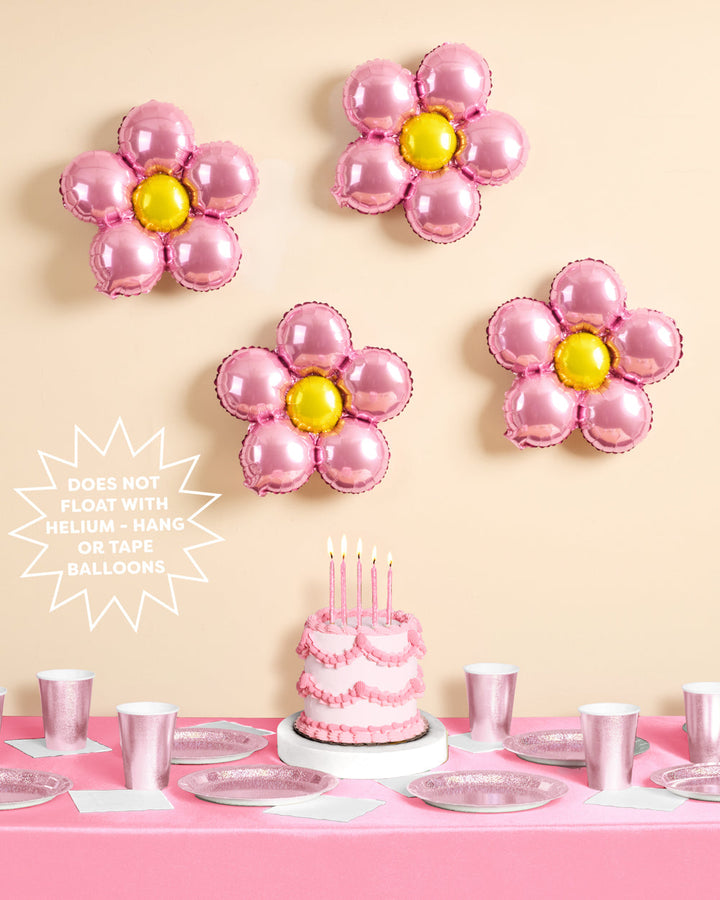 Flower foil balloons detail