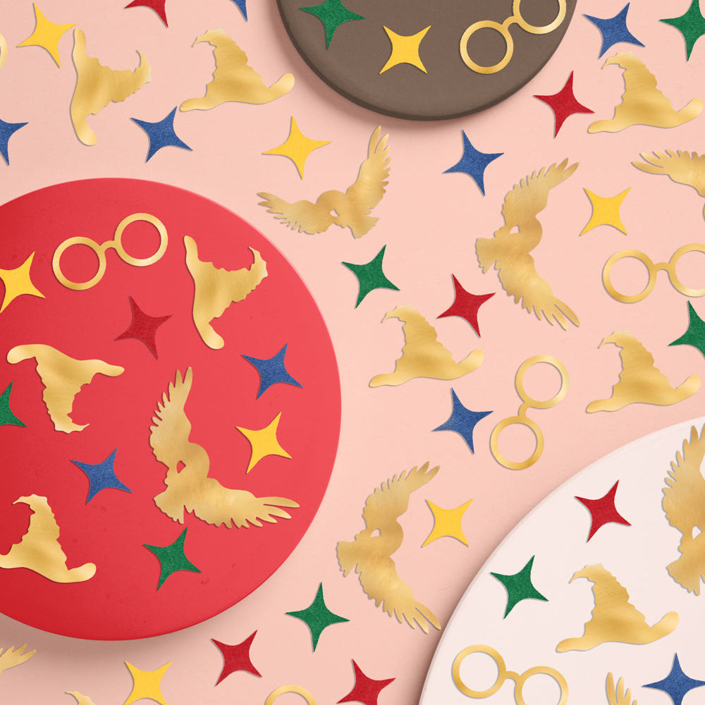 Wizard Confetti - 200 pc foil confetti xo, Fetti confetti Wizard Confetti - 200 pc foil confetti Bonjour Fete - Party Supplies