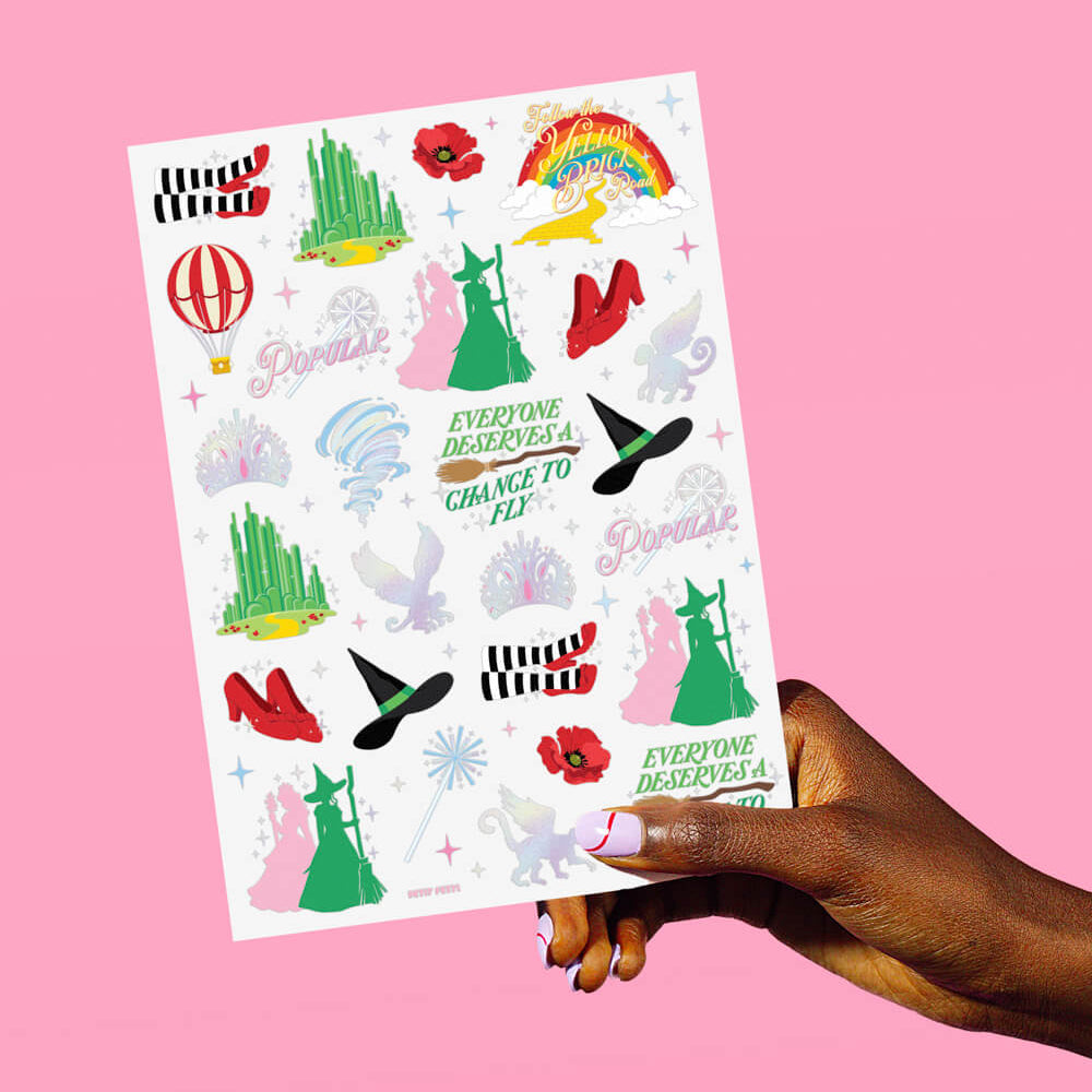 WICKED TEMPORARY TATTOOS xo, Fetti Stickers & Temporary Tattoos WICKED TEMPORARY TATTOOS Bonjour Fete - Party Supplies