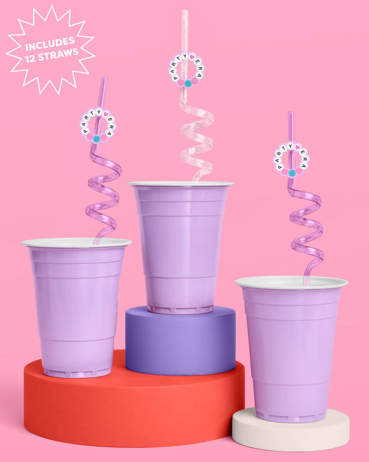 PARTY ERA REUSABLE STRAWS xo, Fetti xo, Fetti Collective PARTY ERA REUSABLE STRAWS Bonjour Fete - Party Supplies