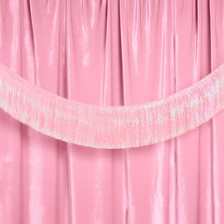 Pretty in Pink Fringe - light pink fringe banner xo, Fetti xo, Fetti Collective Pretty in Pink Fringe - light pink fringe banner Bonjour Fete - Party Supplies