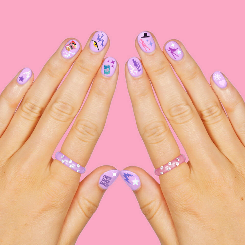 Kpop Nail Stickers - 4 sheet set - Bonjour Fête 
