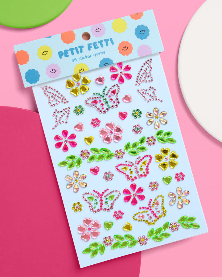 Butterfly Face Gems - Pastel Gem Set