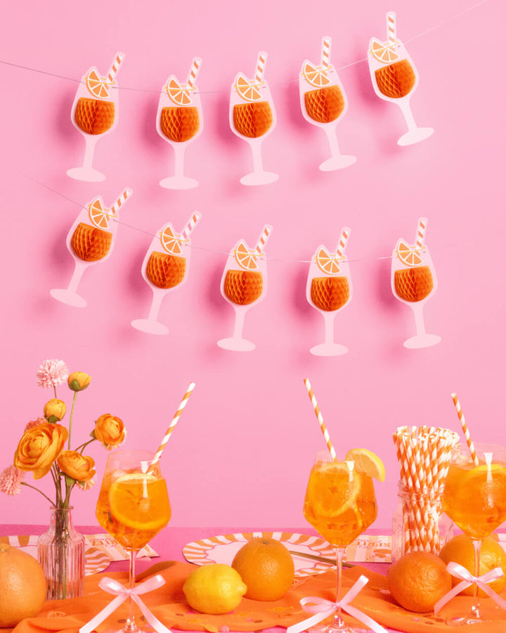 Spritz Accordion Banner - Bonjour Fête 
