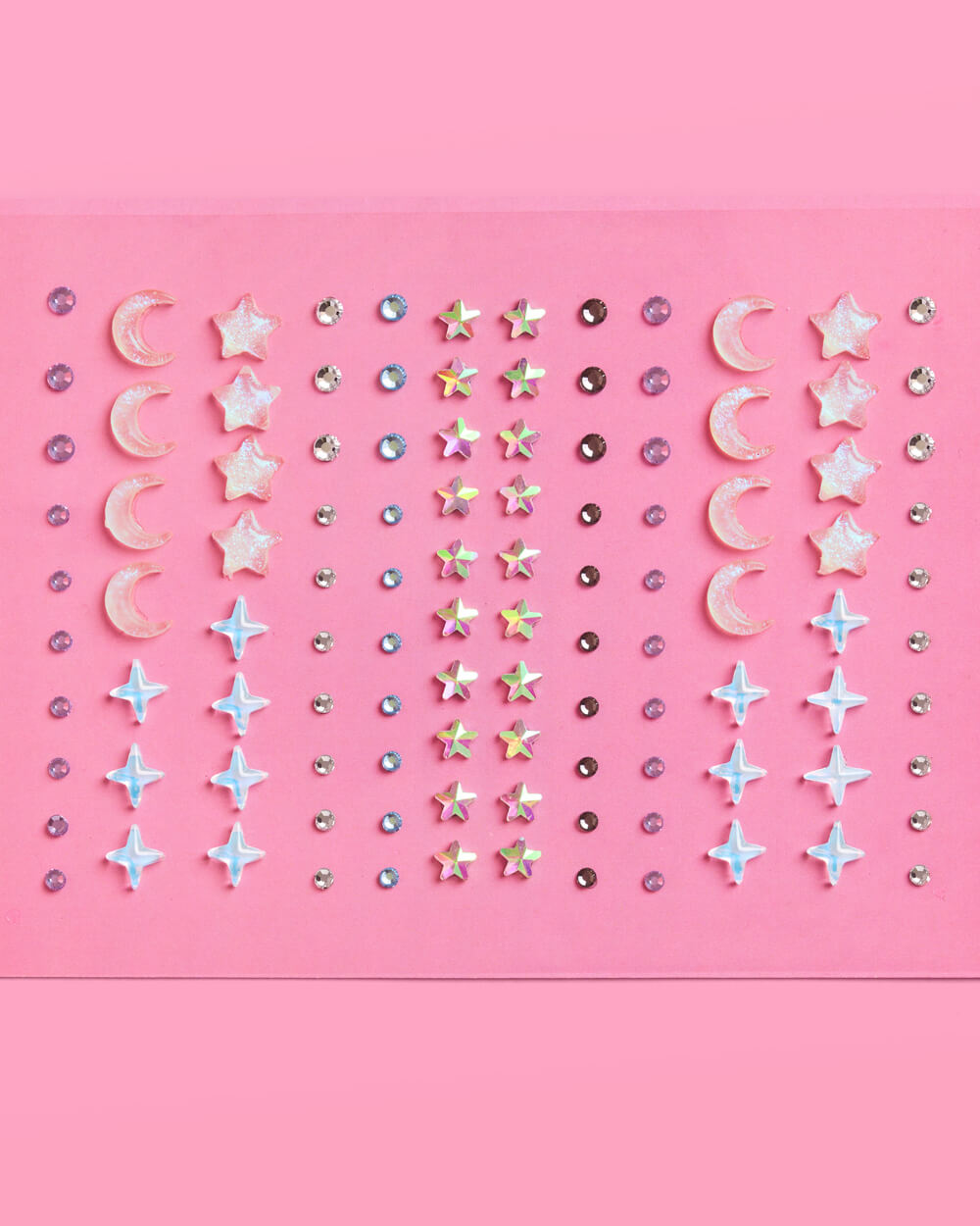Celestial Face Gems - Moon & Star Set