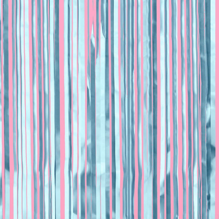 Blue Cowgirl Curtain Pack - cowgirl boot + fringe curtains xo, Fetti foil curtain Blue Cowgirl Curtain Pack - cowgirl boot + fringe curtains Bonjour Fete - Party Supplies