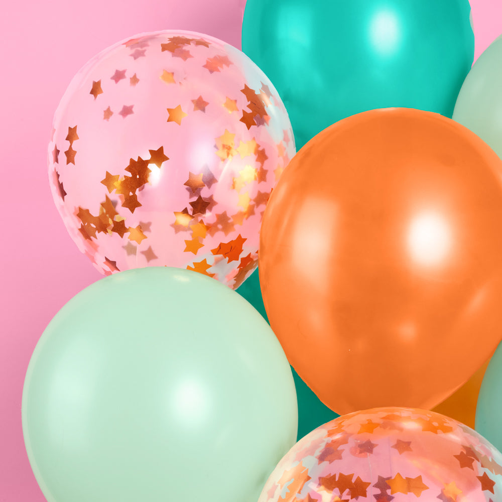 Showgirl Balloons - 24 latex balloons xo, Fetti balloons Showgirl Balloons - 24 latex balloons Bonjour Fete - Party Supplies