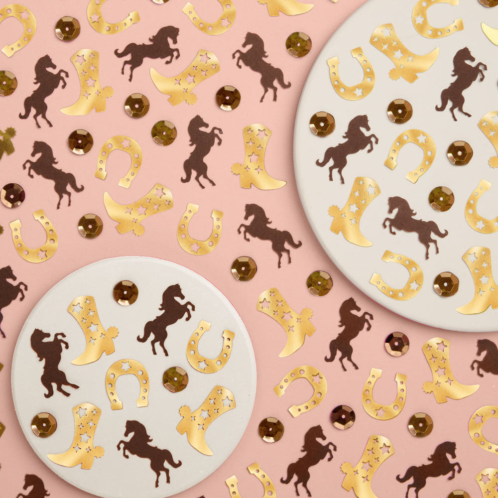 Wild Wild West Confetti - 200 pc confetti xo, Fetti confetti Wild Wild West Confetti - 200 pc confetti Bonjour Fete - Party Supplies