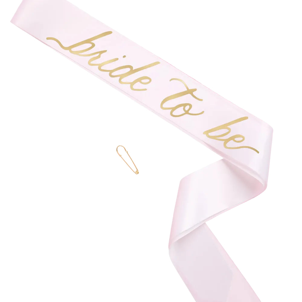 Classic Bride Sash - white satin sash xo, Fetti sash Classic Bride Sash - white satin sash Bonjour Fete - Party Supplies